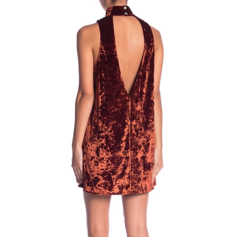 SHOW ME YOUR MUMU Choker Velvet Dress